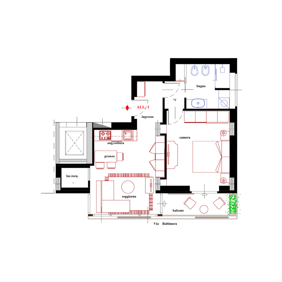 Piano 1 - Apt 1